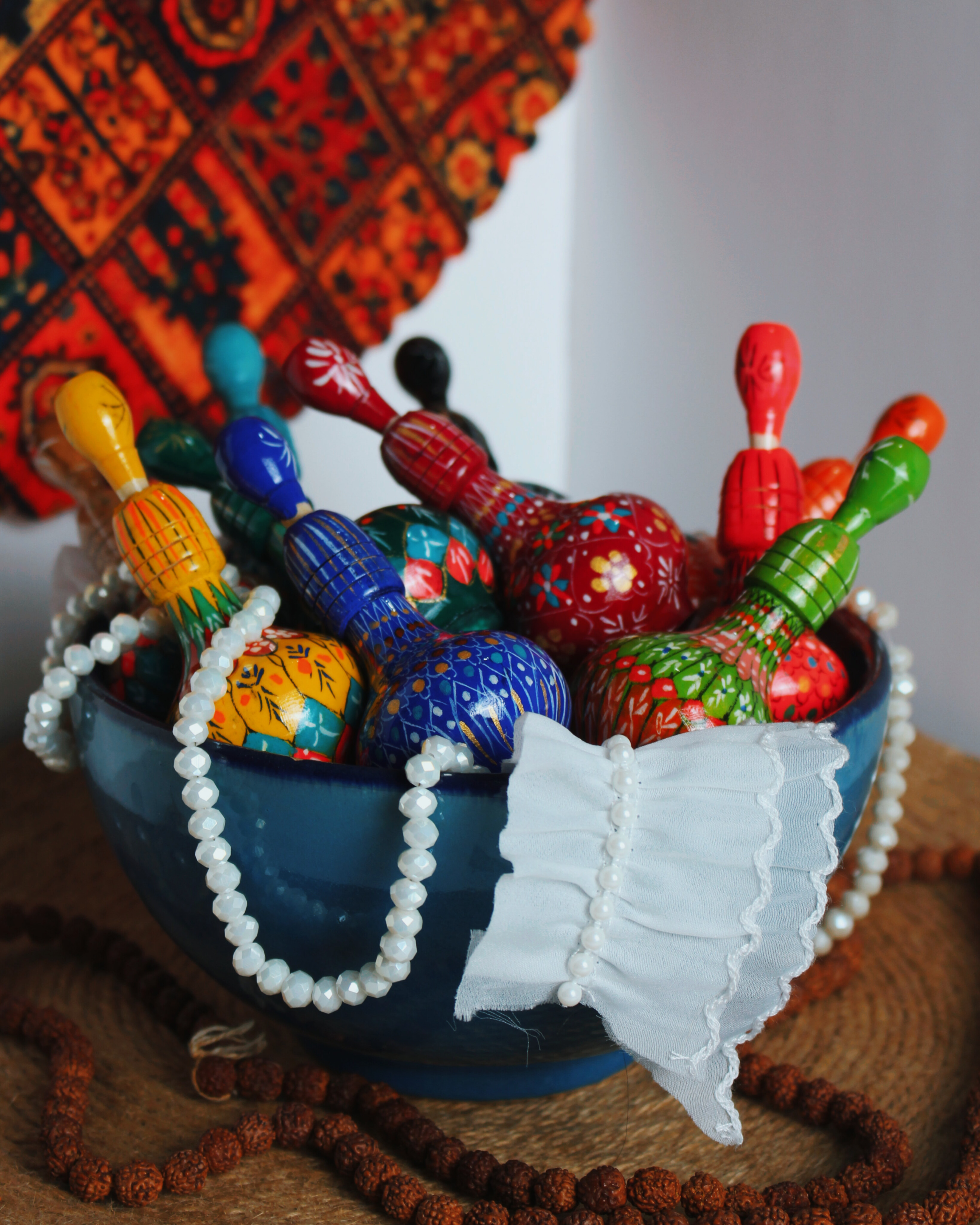 سرمه دان چوبی رو میزی